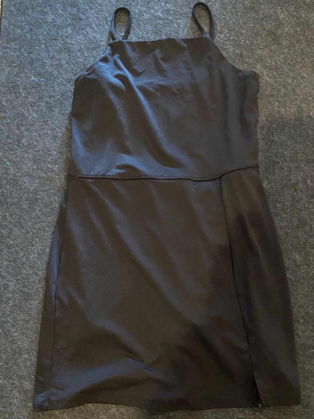 art class Black Mini Slip Dress with Slim Straps